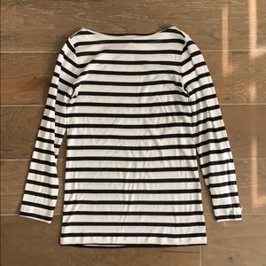 GAP striped maternity top